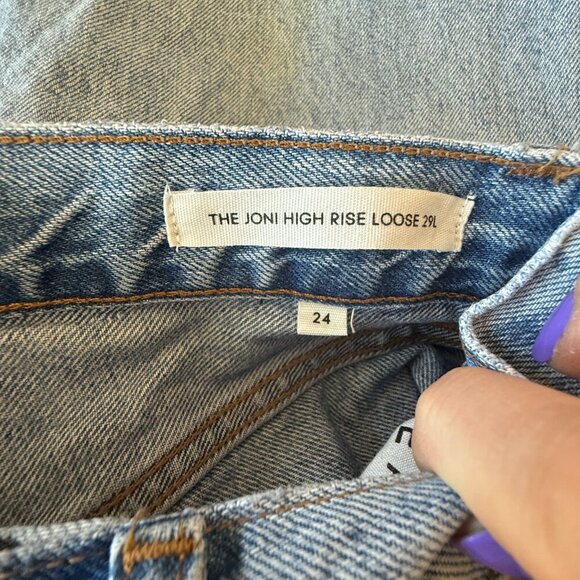 Women's 24 Aritzia Denim Forum The Joni High Rise Loose 29L Button Fly - Picture 7 of 9